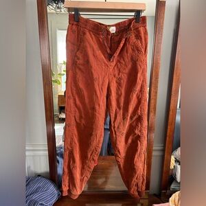 Anthropologie women’s Burnt Orange pants